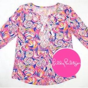 Lilly Pulitzer Holly Top - Shell Of A Time